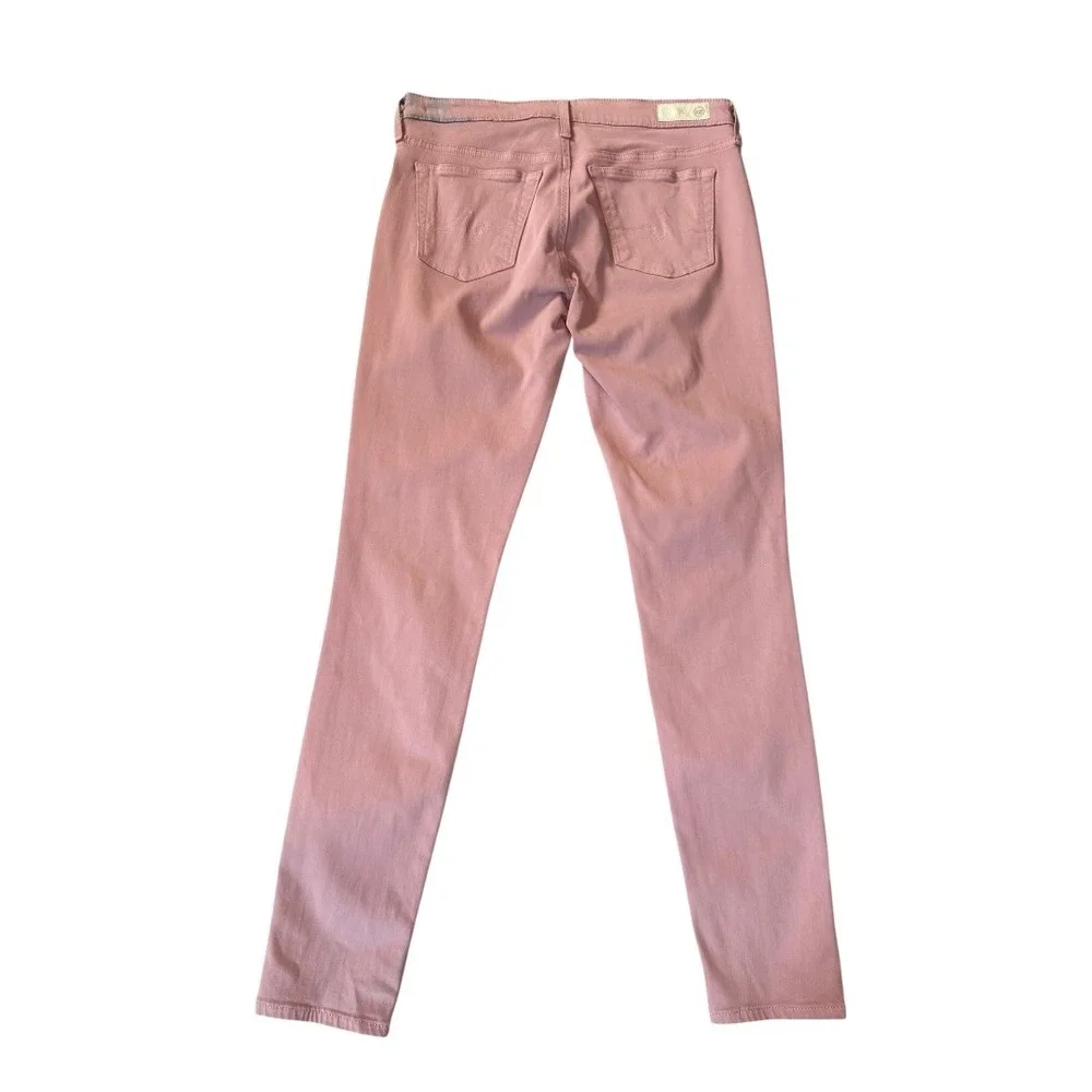 AG Adriano Goldschmied The Legging Ankle Super Skinny Pink‎ Jeans Size 4 27